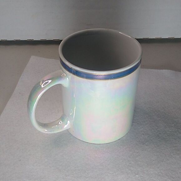 Boldt Castle Souvenir Mug - White and Blue - Picture 2 of 6